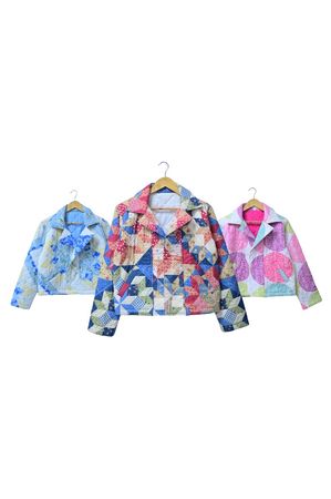Upcycled Heritage Quilt Jacket 100 pcs