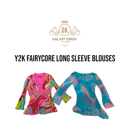 Y2k Fairycore Long Sleeve Blouses
