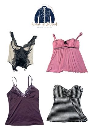 Belles camisoles Y2K élégantes