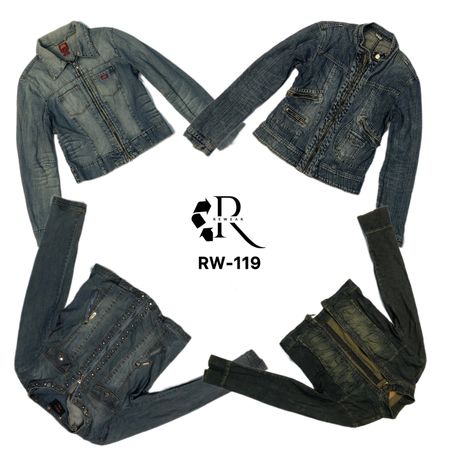 Y2K Einzigartige IT-Mädchen Denim-Jacken (RW-119)