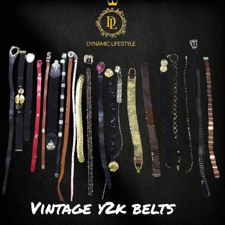 Ceintures vintage y2k 10 pièces