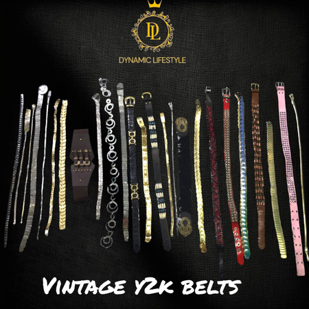 Ceinture y2k élégante, 40 pièces