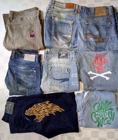 ZARA AND OTHER MIX BRANDS MEN WEAR  JEANS (ID 460)