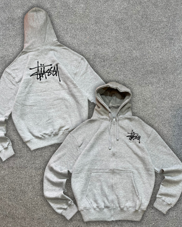 Stussy rework style fleece zipper hoodies MOQ 20pcs #19425
