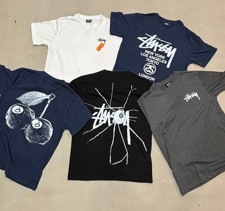 T-shirts style rework Stüssy MOQ 30 pièces #21425