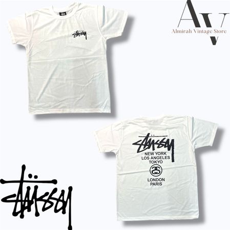 Stussy rework style World tour t shirts