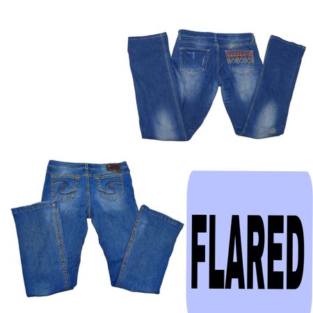 Y2k Flared unique jeans