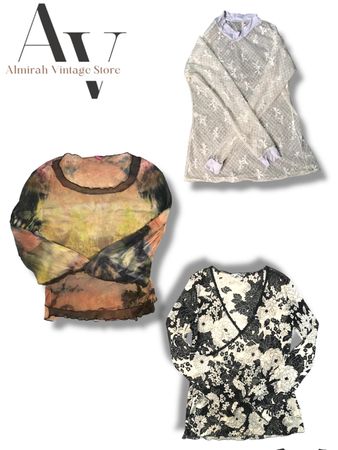 Mesh Long sleeves top 30 pcs
