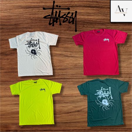 Stussy rework style 8 ball spider t shirts