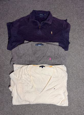 Pulls de marque Premium Mix incluant Ralph Lauren.