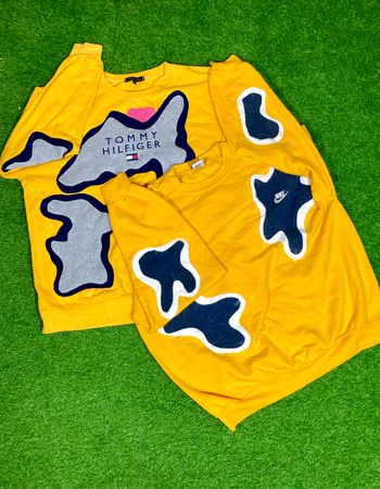 リワーク オーセンティック パッチワーク スウェットシャツ