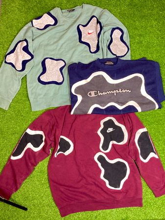 リワークオーセンティックブランデッドスウェットシャツ