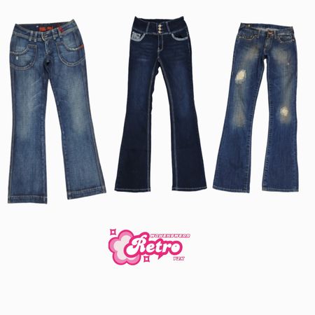 Y2K Paris Hilton Era Flared Jean A-02