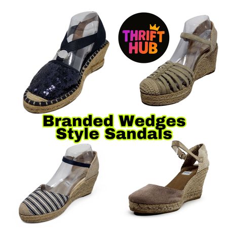 Mix Branded Wadges Stil Sandalen