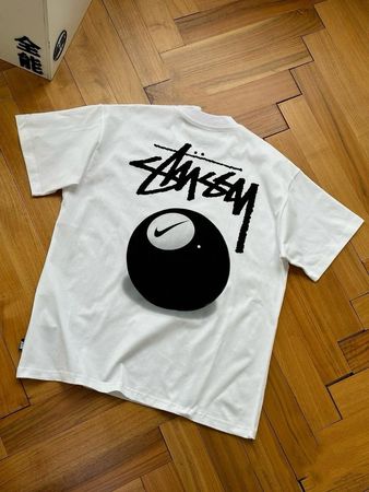Stussy x Nike style de rework t-shirts blancs 20 pcs