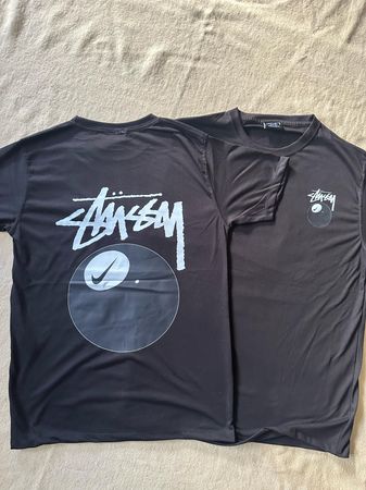 Stussy x Nike t-shirts noirs revisités style 20 pièces