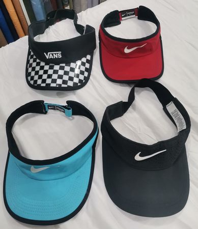11 PCS Nike Adidas Titleist Half Caps | Golf Tennis Running Visor Bundle | Sportswear Performance Hats