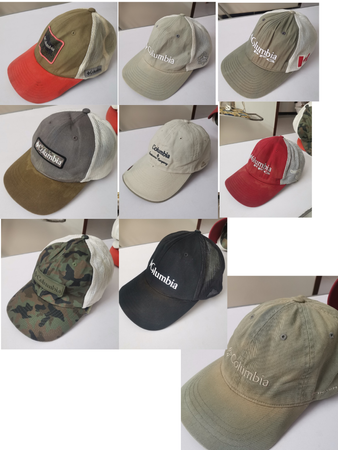 Columbia Caps/Hats Preloved Outdoor Hiking Fishing Trucker Snapback Adjustable 14 pieces