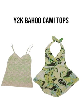 Y2K Bahoo Cami Tops