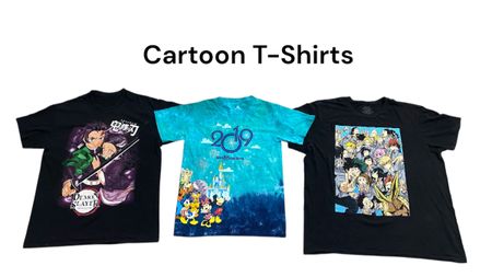 Cartoon T-Shirts -40 pieces
