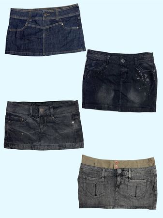 Edgy Denim Mini Skirt Collection(TS:503)