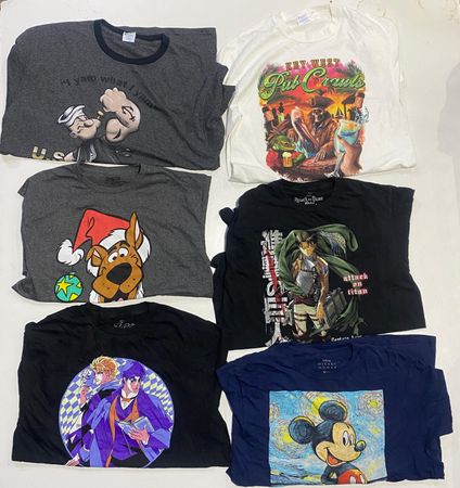 Men cartoon printed t.Shirts