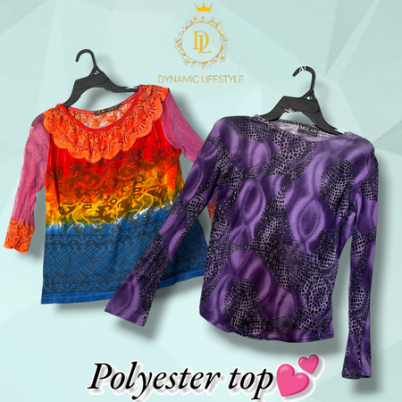 Polyester tops 20 pieces