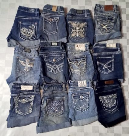 SHORTS MINI FEMME SILVER WALLFLOWER ET AUTRES MARQUES MIXTES (ID 495)