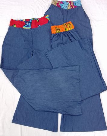 CR4214 Ladies Light Denim Trousers - 15 Pcs