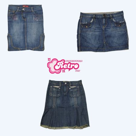Y2K Denim Dream Mini Skirt