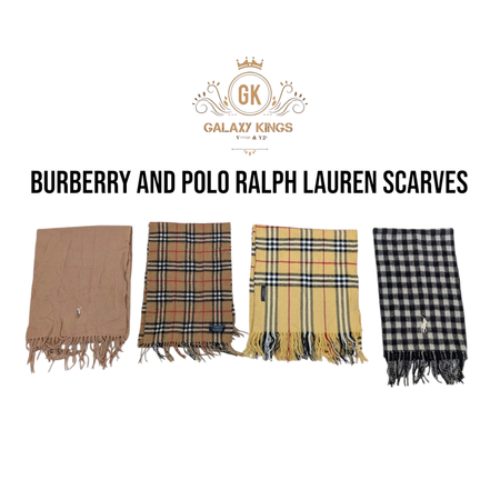 Écharpes Polo Ralph Lauren et Burberry