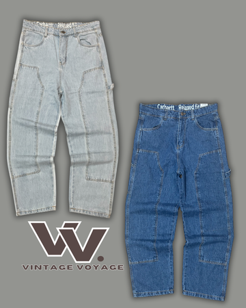 Carhartt rework style denim pants MOQ 25pcs #30425