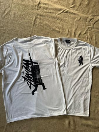 Stusdy Rework Style Telephone White Tees 20 pcs