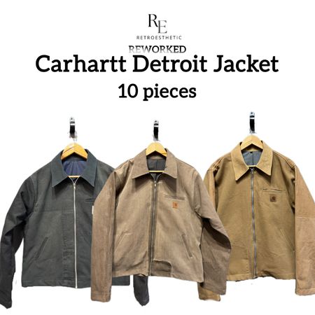 Carhartt Upcycled Detroit Jackets (10 Pcs)