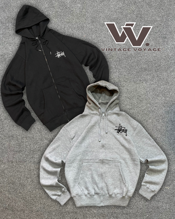 Stüssy rework style zipper hoodies MOQ 25pcs #1525