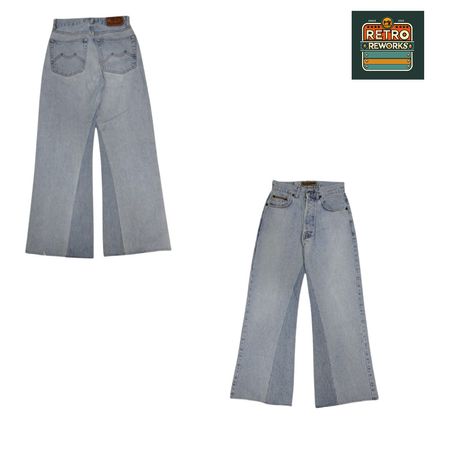 Jeans de Pernas Largas Upcycled SS25