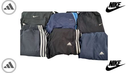 Vintage Adidas & Nike Men's track trousers - Retro tousers, 90s 2000s style