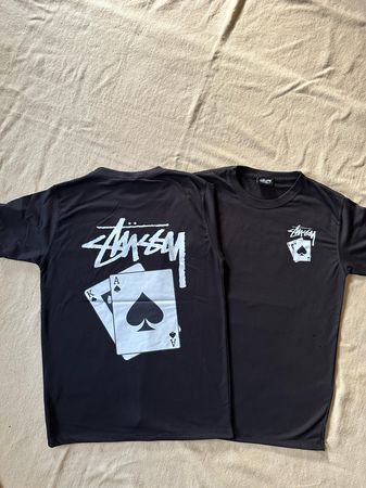 Stussy rework style card black tees 20 pcs