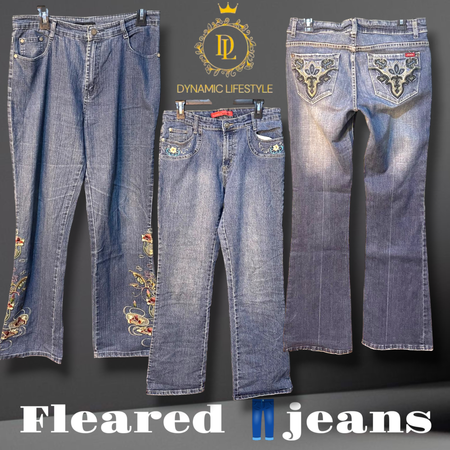Flared jeans 20 pieces