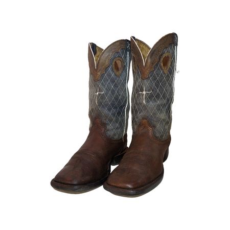 MV273# Bottes de cowboy vintage de la meilleure qualité.