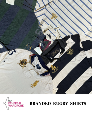 Branded Rugby Shirts 10pcs including Ralph Lauren, Tommy, Rivaldi, Gant and others (RN: 1066)