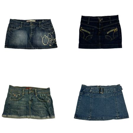 (REPR) Gonne Mini in Denim "25 pezzi