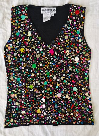 Tops en sequins Y2K