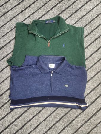 Ralph lauren and lacoste zipper