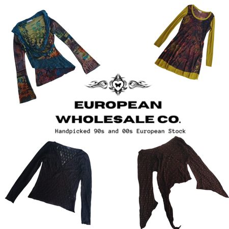 00s European Jean Paul Gaultier Style Mesh Tops