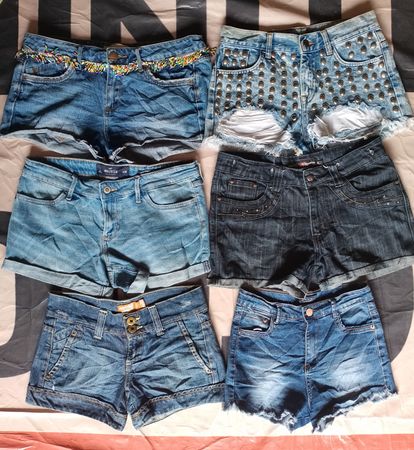 Women mini jeans shorts