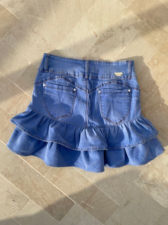 Upcycled Tiered Ruffle Skirt