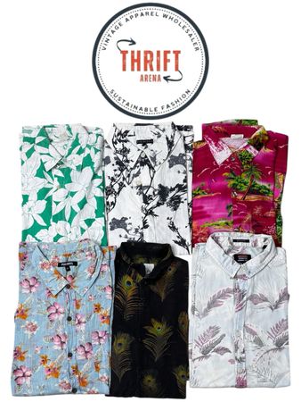 T975 Camisas Havai 10PCs