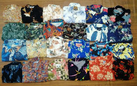 Camisas Havaianas 50 pcs