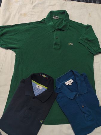 Man's Lacoste Polo Shirts -  10 Pieces